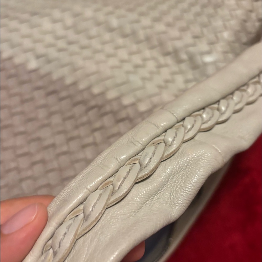 Bottega Veneta Cream  large Woven Tote - Picture 2 of 15